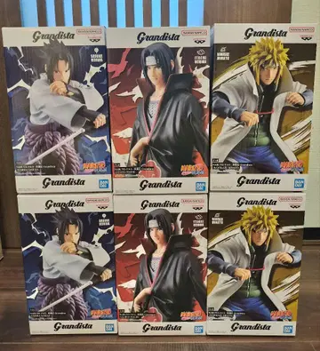 NARUTO 질풍전 Grandista 사스케 이타치 미나토 피규어 세트