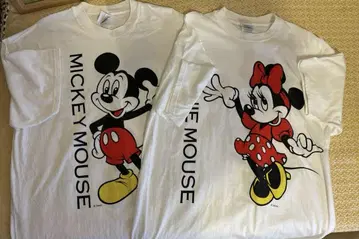 Disney 미키 & 미니 90s 빈티지 T셔츠 남녀 공용
