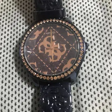 GUESS 네이비 손목시계(쿼츠)