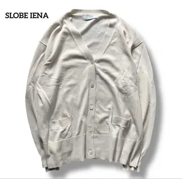 SLOBE IENA 아이스 코튼 v넥 가디건