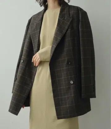 anuke 체크 자켓 36