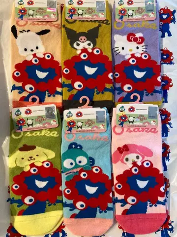 미야쿠미야쿠 산리오 양말 쿠로미 키티 한교동 마이멜로디