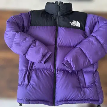 THE NORTH FACE 다운 자켓 퍼플/블랙 눕시