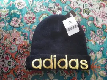 아디다스 골드 로고 자수 비니 ADIDAS