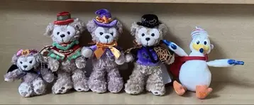 미사용 새상품, 새상품급 더피 셰리메이 차피 블루 인형 배지 등