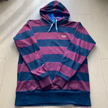 Canterbury 스트라이프 후드 부착 후드티