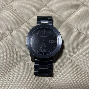 NOXIN CORPORAL 쿼츠 손목시계 매트 블랙 (배터리 방전)