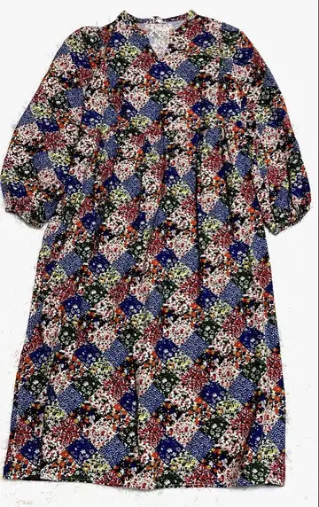 TITICACA 패치워크풍 원피스 꽃무늬 원피스 사이즈 F