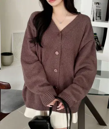 Ada. 오버사이즈 모헤어 터치 가디건