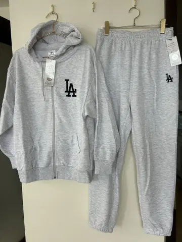 새상품 로스앤젤레스 LA 다저스 셋업 여성용 그레이 L
