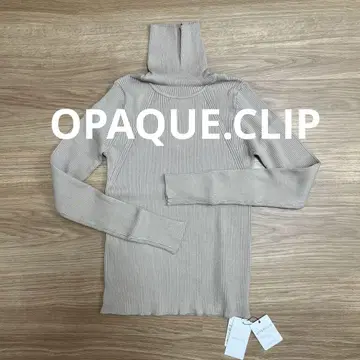 OPAQUE.CLIP 터틀넥 베이지 M 사이즈
