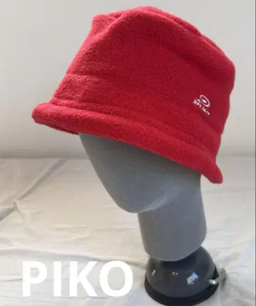 PIKO 플리스 원단 햇 빨간색
