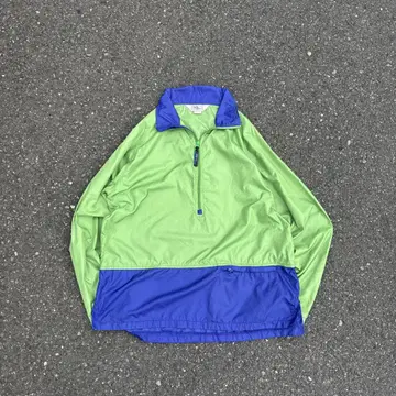 80s l.l.bean 나일론 자켓 시티 보이 하프 지퍼