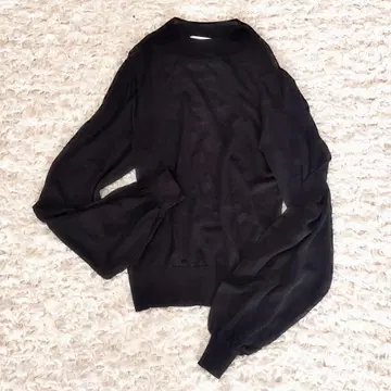 Deuxieme Classe 23SS 실크 쉬어 퍼프 니트