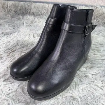 컨디션 최상 BeauFort 뷰포트 벨트 부츠 웨지솔 24.5