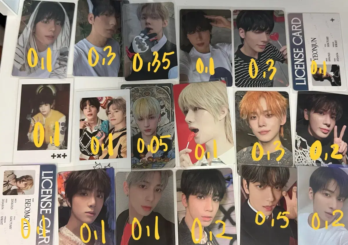 TXT Poca (bulk 15000) Yeonjun, Soobin, Beomgyu, Hueningkai, Taehyun