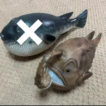 니혼 오토 토이 리얼 물고기형 피규어 초친안코