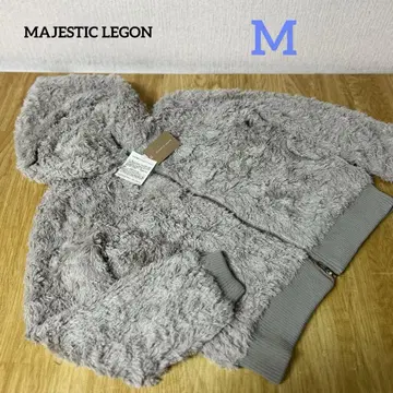 B301 마제스틱 레곤 인조 모피 블루종 M