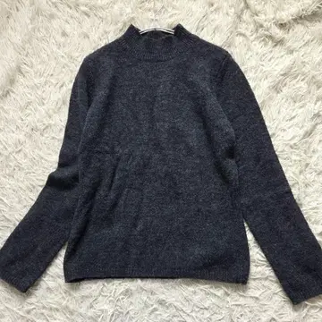 45rpm 울 니트 모크넥 그레이 포티파이브