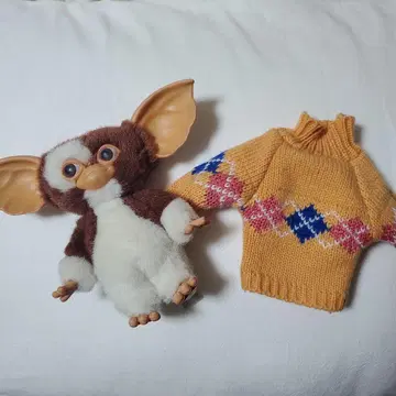 그렘린 기즈모 준 플래닝 봉제 인형 옷 갈아입기