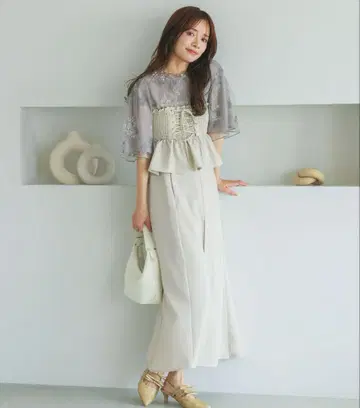 mysty woman*레이스업 코르셋 set 스커트