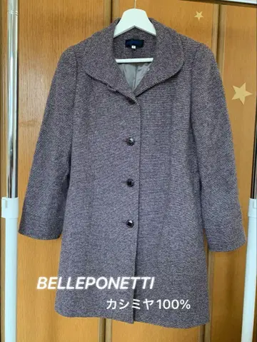 BELLEPONETTI 캐시미어 100% 피 코트