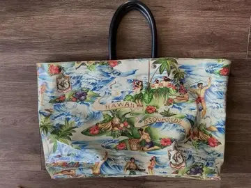 디스퀘어드 하와이 비치 디자인 토트백