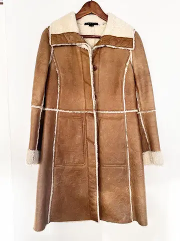 [ Theory ] 럭셔리 무스탕 코트 S