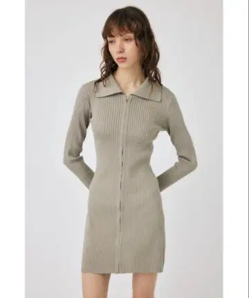택 포함 새상품 moussy 집업 미니 드레스