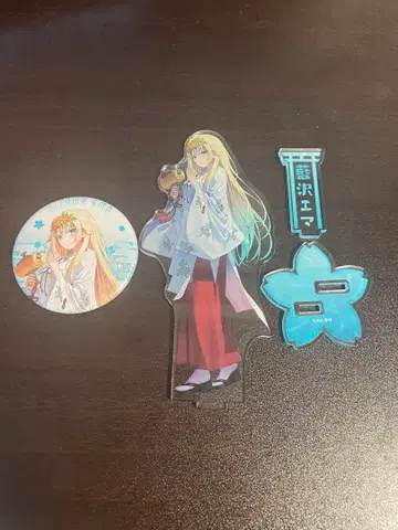 브이스포 아이자와 에마 칸다묘진 료료제 아크릴 스탠드+캔뱃지