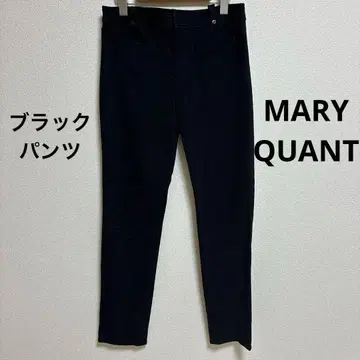 MARYQUANT 마리콴트 블랙 팬츠 38 M 일본제 가을/겨울