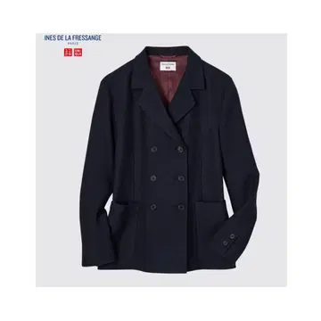 INES DE LA FRESSANGE 네이비 테일러드 자켓 M