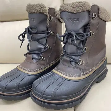 crocs 방수 부츠 보아 포함 브라운 m10 약 28cm