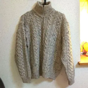 Carraig Donn 아일랜드제 아란 니트 스웨터 남성용 여성용