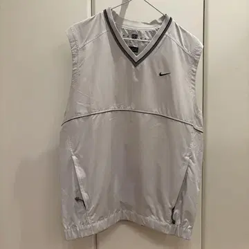 Nike Clima-Fit V넥 베스트 화이트
