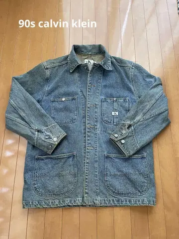 90s Calvin Klein 데님 자켓 L