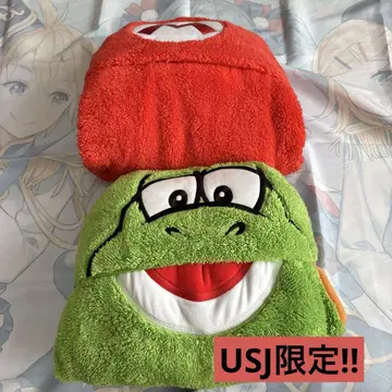 마리오 요시 후드 담요