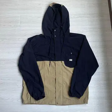 Lee 마운틴 파카 절개 디자인 블랙 나일론 L 사이즈 상당 새상품급