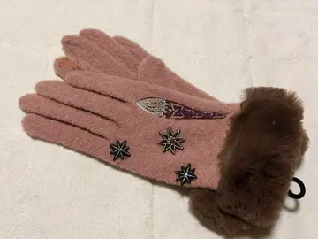 546 새상품 클라우스 하파니에미 퍼 달린 장갑 일본제 스마트폰 대응