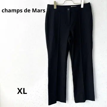champs de Mars 센터 프레스 팬츠 꽃무늬 스트레이트 빅