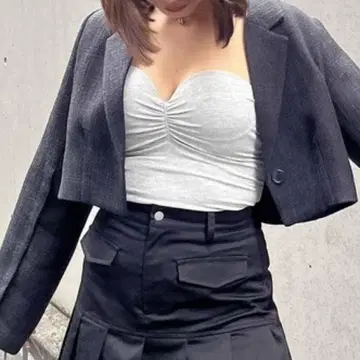 SPIRALGIRL 패드 부착 리브 베어탑