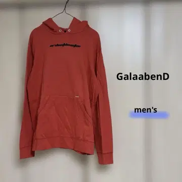 GalaabenD 후드 부착 후드티 레드