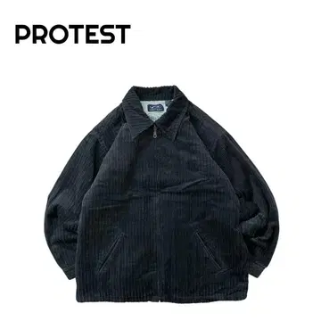 [ 새상품급 ] PROTEST 90s 굵은 폭 코듀로이 보아 자켓 스윙탑