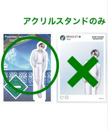 마호야쿠 조조타운 브래드 리 아크릴 스탠드 단품 한정품 미개봉