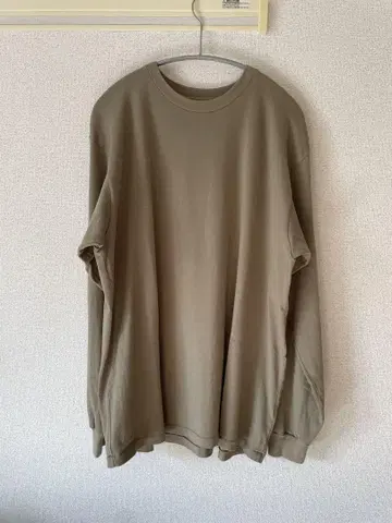 AURALEE LUSTER PLAITING L/S TEE