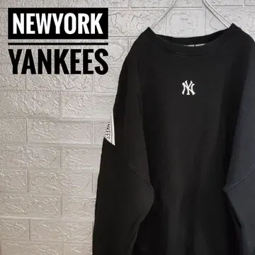 MLB 뉴욕 양키스 NY 구제 맨투맨 트레이닝복 블랙 L