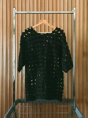NKNIT crochet big T-shirt