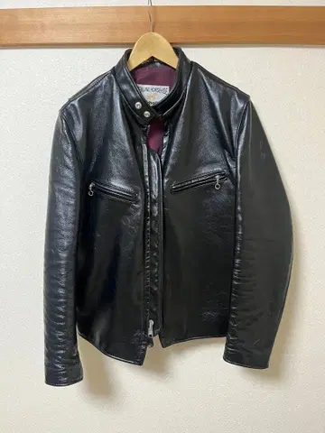 SCHOTT NYC 블랙 라이더 자켓