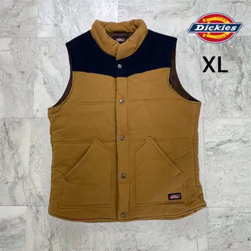 디키즈 충전솜 베스트 남성용 XL 아우터 베스트 베이지 브라운