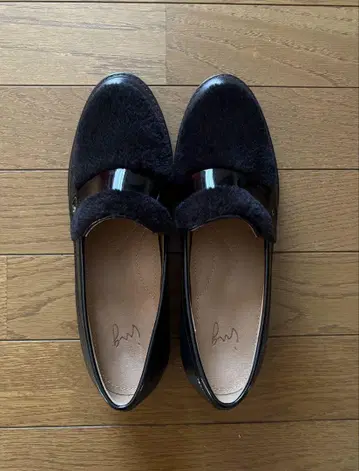 잉그 블랙 로퍼 슬립온 통굽 신발